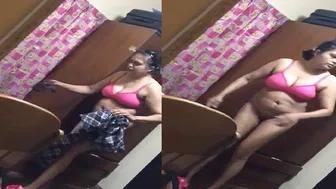 Plump Aunty Changing Clothes Caught On My Phone Camera Today