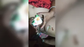 Bhabhi Enjoying Messy Food Play On Her Pussy In Kinky Video