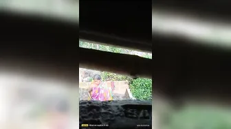 Married Bhabhi Bathing Outdoors Caught On Neighbors Hidden Cam