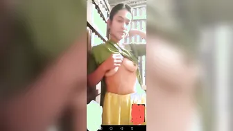 Hairy Bengali GF Spreading Pussy During Video Call Chat