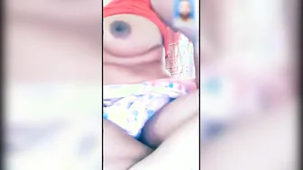 Bhabhi Rubbing Her Wet Pussy Squeezing Her Big Boobs Moaning