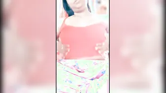 Bhabhi Rubbing Her Wet Pussy Squeezing Her Big Boobs Moaning