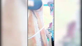 Cheating Wife Teasing By Flashing Her Boobs And Pussy For Him