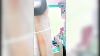 Cheating Wife Teasing By Flashing Her Boobs And Pussy For Him