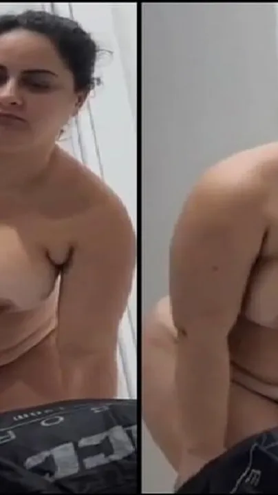 Curvy Wife Stripping Naked And Changing Her Clothes On Camera