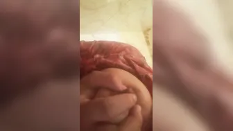 Married Woman In Shower Recording Her Huge Boobs For Her Man