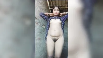 Village Wife Playing With Her Boobs And Pussy Feeling Horny