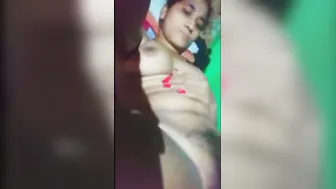 Desi GF Showing Off Thick Ass And Hairy Pussy On Camera