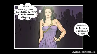 Wife Enjoying Herself At The Anniversary Party With Strangers