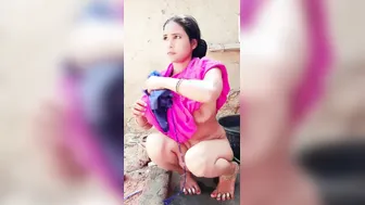 Village Wife Bathing Naked Outdoors Caught On Camera By Family