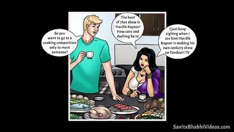 Indian Housewife Getting Naughty While Cooking In The Kitchen