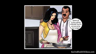 Indian Housewife Getting Naughty While Cooking In The Kitchen