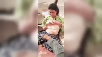 Sexy Bhabhi With Big Boobs Getting Herself Ready For Sex