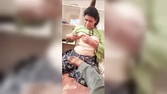 Sexy Bhabhi With Big Boobs Getting Herself Ready For Sex