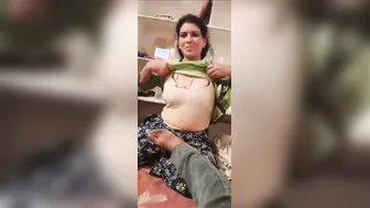 Sexy Bhabhi With Big Boobs Getting Herself Ready For Sex