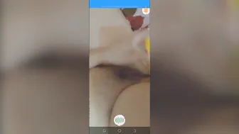 Naughty GF Using Toothbrush To Pleasure Herself On Cam