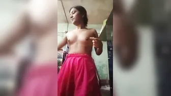 Slim Bengali Girl Fingering Her Horny Wet Pussy At Home
