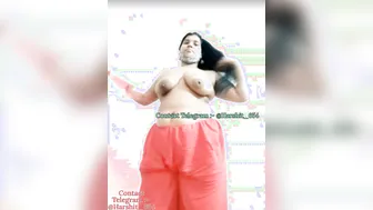 Thick Ass Aunty Performing Live Nude Strip Show On Hidden Cam