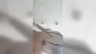College Girl With Huge Boobs Bathing Nude Looking So Hot