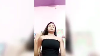 My Cute Gf Showing Off Her Perfect Round Tits On Camera