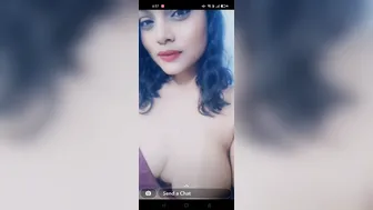 My Gf Teasing Me With Her Big Tits Covering Her Nipples