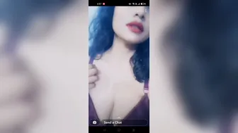 My Gf Teasing Me With Her Big Tits Covering Her Nipples