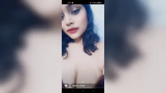 My Gf Teasing Me With Her Big Tits Covering Her Nipples