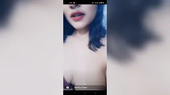 My Gf Teasing Me With Her Big Tits Covering Her Nipples