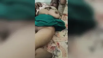 Busty Indian Wife Lying Naked Waiting For Her Man To Come Home