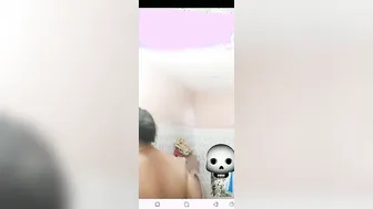 Wife Bathing Naked While I Watch Her On Our Video Call