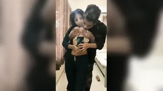 My GF Squeezing Her Big Boobs In Our Hotel Room Tonight