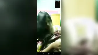 GF Showing Her Perfect Round Boobs On Our Video Call