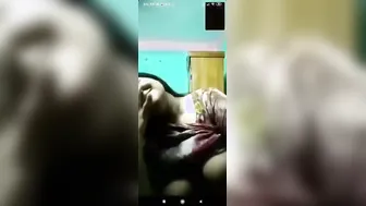 GF Showing Her Perfect Round Boobs On Our Video Call