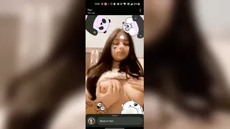 GF Flashing Her Big Tits On Video Chat Gone Viral