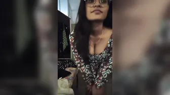 Sexy GF Stripping And Showing Off Big Tits On Live Cam