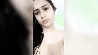 Single Woman Flashing Her Massive Boobs On Selfie Cam Viral