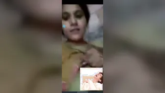 Pakistani Wife Exposing Massive Tits During Naughty Video Call
