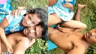 College Gf Getting Fucked Outdoors In The Jungle Filmed