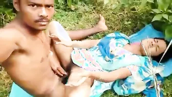 College Gf Getting Fucked Outdoors In The Jungle Filmed