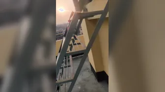 Hot Wife Giving Rooftop Blowjob To Her Man After Work
