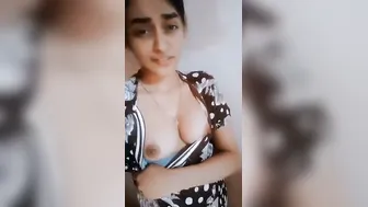 College Babe Recording Herself Topless In Our Leaked Sex Mms
