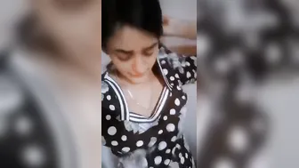 College Babe Recording Herself Topless In Our Leaked Sex Mms