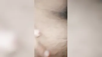 My GF Blowing Me While I Grab Her Soft Tits
