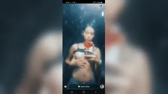 Hot College Babe Recording Herself Naked In Bathroom Mirror