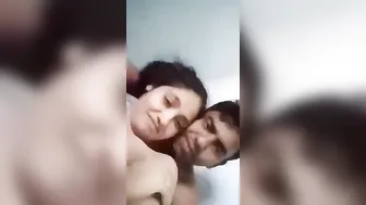Newly Married Couple Getting Intimate In Viral Bedroom Video