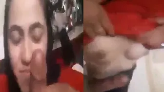 Sexy GF Showing Boobs Giving Oral Sex In Desi Video
