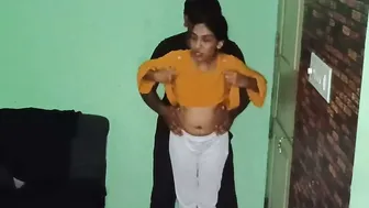 Village Couple Standing Fuck Caught On Camera Raw Homemade