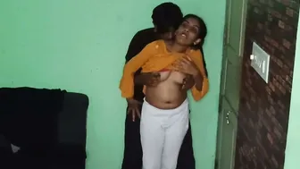 Village Couple Standing Fuck Caught On Camera Raw Homemade