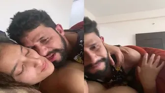 Punjabi Couple Getting Wild Under The Blanket Rough Fucking