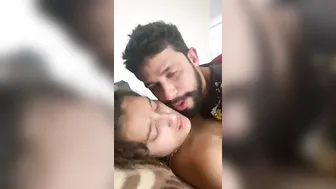 Punjabi Couple Getting Wild Under The Blanket Rough Fucking